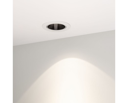 Светильник MS-FORECAST-BUILT-TURN-R102-12W Day4000 (WH-BK, 32 deg, 230V) 033659 Arlight