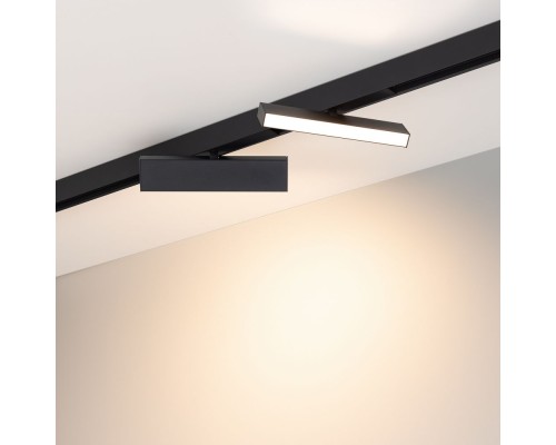 Светильник MAG-FLAT-FOLD-25-S200-6W Warm3000 (BK, 100 deg, 24V) 034235 Arlight