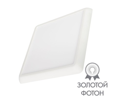 Светильник CL-FIOKK-S180x180-12W Day4000-MIX (WH, 120 deg, 230V) 034470 Arlight