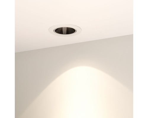 Светильник MS-FORECAST-BUILT-TURN-R102-12W Warm3000 (WH-BK, 32 deg, 230V) 035449 Arlight