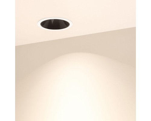 Светильник MS-ATLAS-BUILT-R90-25W Warm3000 (WH-BK, 30 deg, 230V) 035457 Arlight