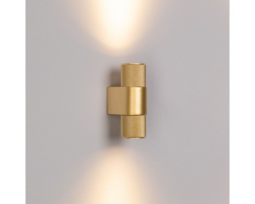 Светильник SP-SPICY-WALL-MINI-TWIN-S104x39-2x3W Warm3000 (GD, 40 deg, 230V) 035562 Arlight