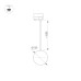 Светильник LGD-EMISFERO-TRACK-HANG-2TR-R150-11W Warm3000 (WH, 170 deg, 230V) 035946 Arlight