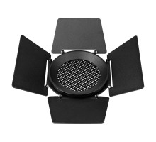 Бленда с сетчатым фильтром и посадочным кольцом LGD-NIKA-BDH-R100 (BK) 036008 Arlight