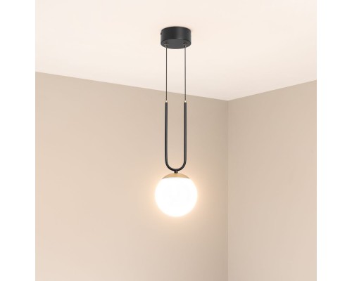 Светильник SP-BEADS-HANG-U-R130-10W Warm3000 (BK-GD, 275 deg, 230V) 036527 Arlight