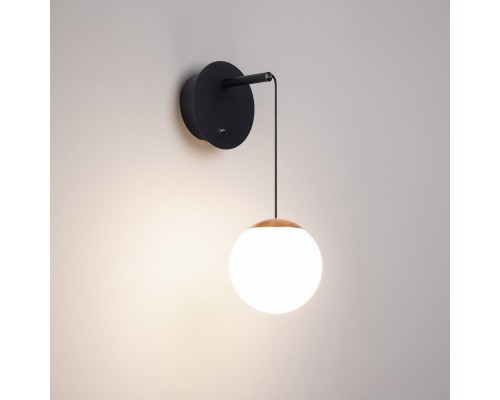 Светильник SP-BEADS-WALL-HANG-R130-6W Day4000 (BK-GD, 180 deg, 230V) 037065 Arlight