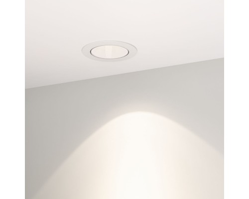 Светильник MS-FORECAST-BUILT-TURN-R102-12W Day4000 (WH-WH, 32 deg, 230V) 037098 Arlight